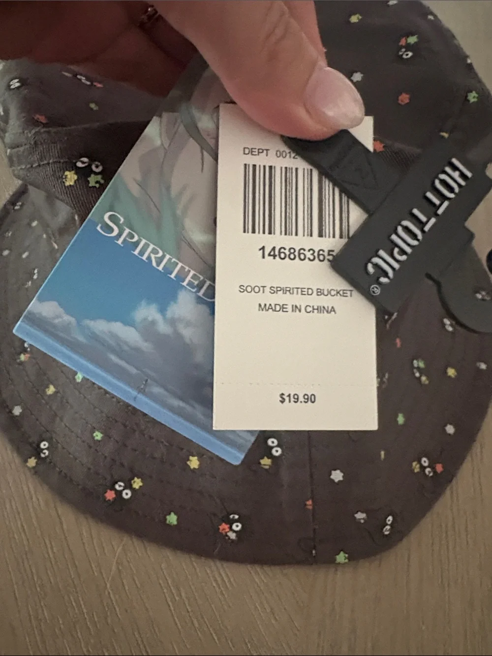 Studio Ghibli Spirited Away Soot Sprite Bucket Hat - Picture 4 of 5